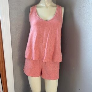Monrow peach romper size small